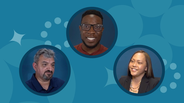 Three Tech Academy alumni featured in video testimonials sharing how they transitioned from non-IT backgrounds into successful technology careers.