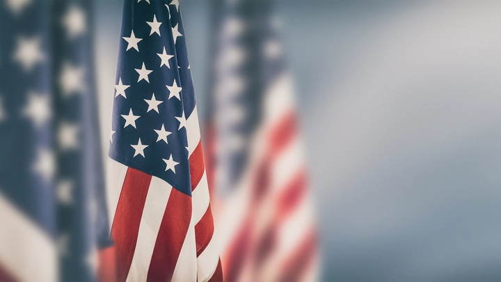 american flags for veterans day and careers in tech