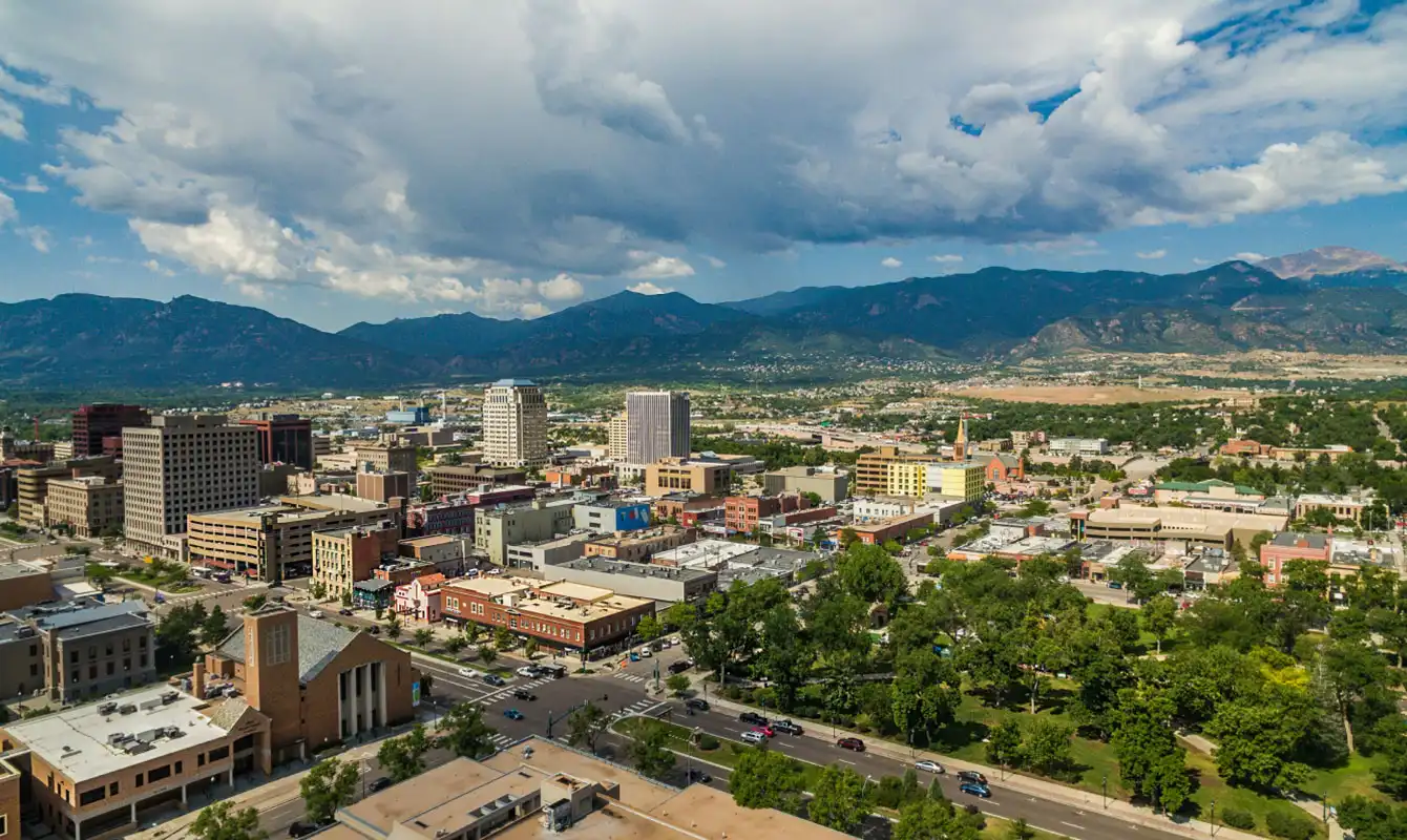 Skyline of Colorado Springs